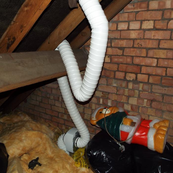 
Probably one of the least impressive fan and duct installations we've seen over the years.&nbsp;
