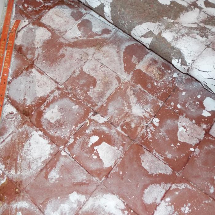The presence of original solid quarry tile constructed floors can considerably increase the risk of damp in surrounding walls.&nbsp; As the floors are absent from damp protection moisture may wick through the floors construction into the adjacent walls. Commonly this method of construction was used prior to damp proof courses being installed, although where damp proof courses are present in properties dated 1930's - 1950's the DPC is commonly laid in relation to suspended timber floors and as such are often beneath the level of the quarry tile floor. As such the floor may now provide a breach of the DPC allowing moisture to track above the DPC&nbsp; level via the floor. It is essential to understand the floors construction and its effects upon the building when considering repair, specifically of a damp nature.&nbsp;